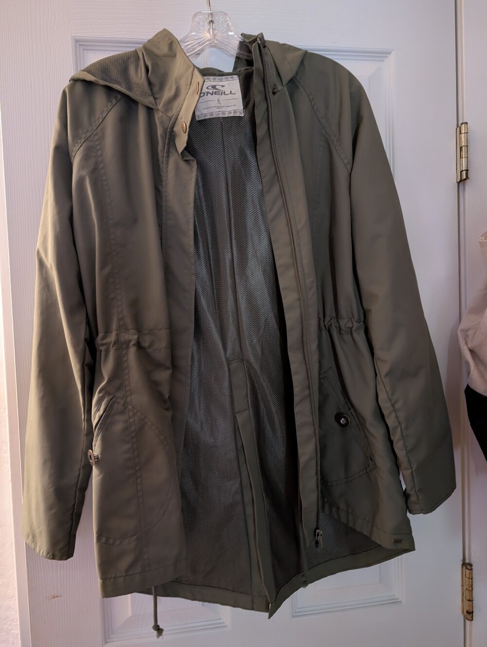 O'Neill Olive Hooded Drawstring Anorak